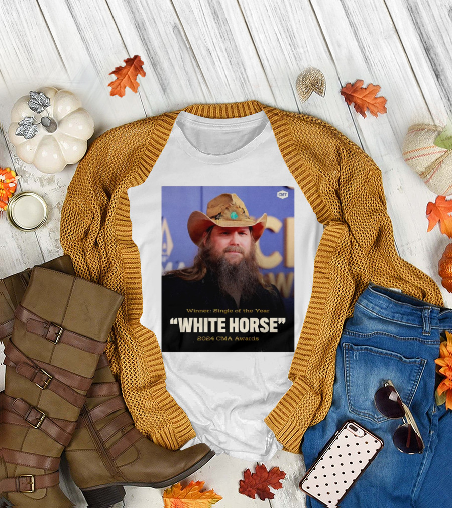 Winner Single of the Year White Horse 2024 CMA Awards Chris Stapleton T-Shirt