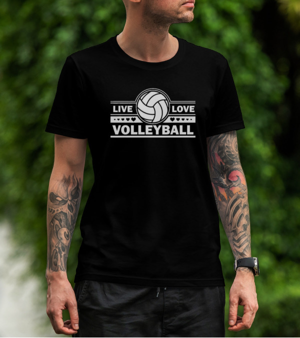 Live Love Volleyball Iconic Cool Volleyball Premium Classic T-Shirt