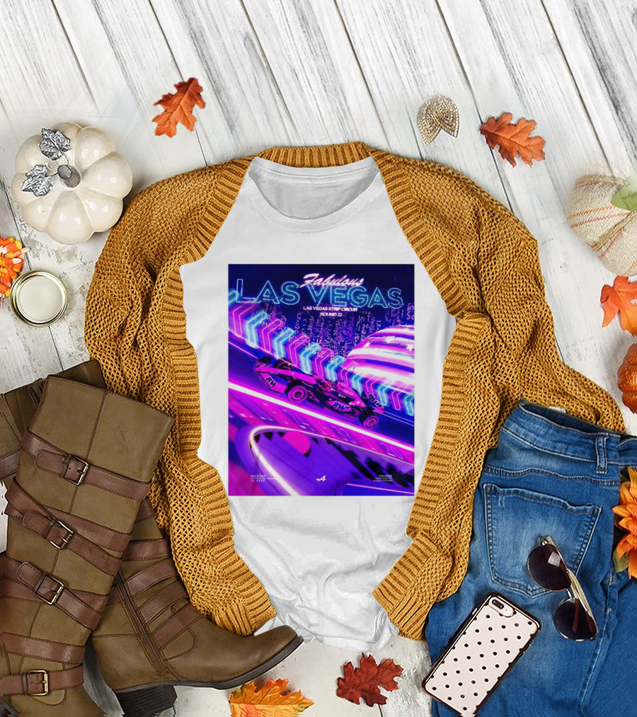 Fabulous Las Vegas Las Vegas Strip Circuit Round 22 Race Day Primer Chat Pack T-Shirt