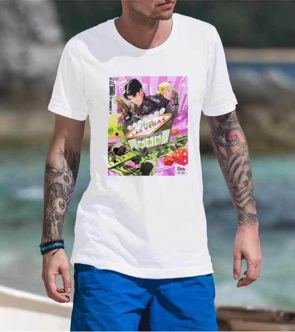 Welcome To Flaming Las Vegas Nevada November 21-23 2024 Round 22 Stake F1 Team Kick T-Shirt