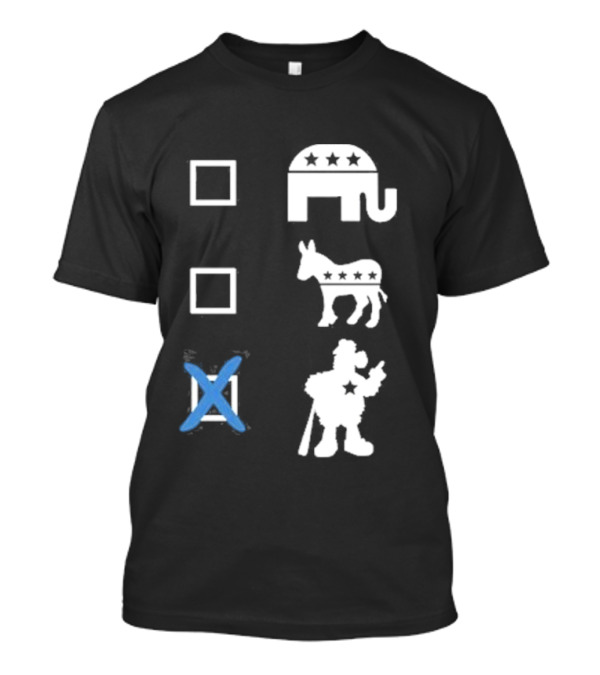 Phillygoat Store Vote Philly Elephant Donkey Blue X T-Shirt