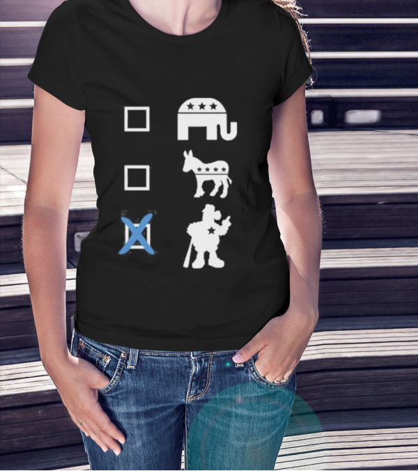 Phillygoat Store Vote Philly Elephant Donkey Blue X T-Shirt