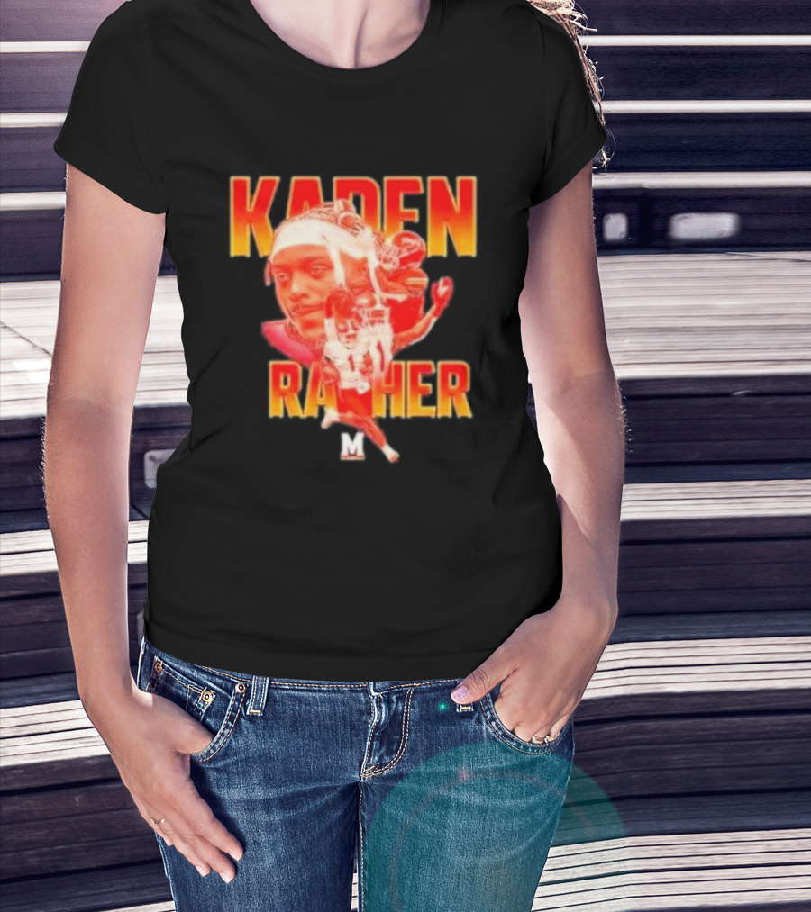 Kaden Prather Maryland Terrapins Football Player Collage T-Shirt