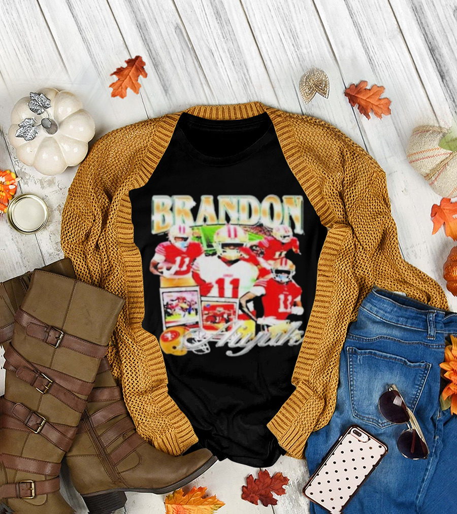Brandon Aiyuk San Francisco 49ers Football Collage BA IGYB T-Shirt
