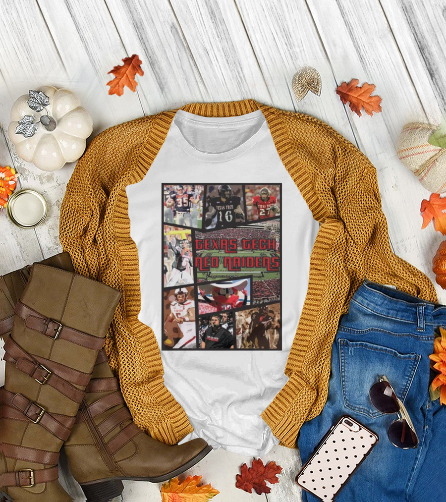 Texas Tech Red Raiders Football Collage Grand Theft Auto T-Shirt