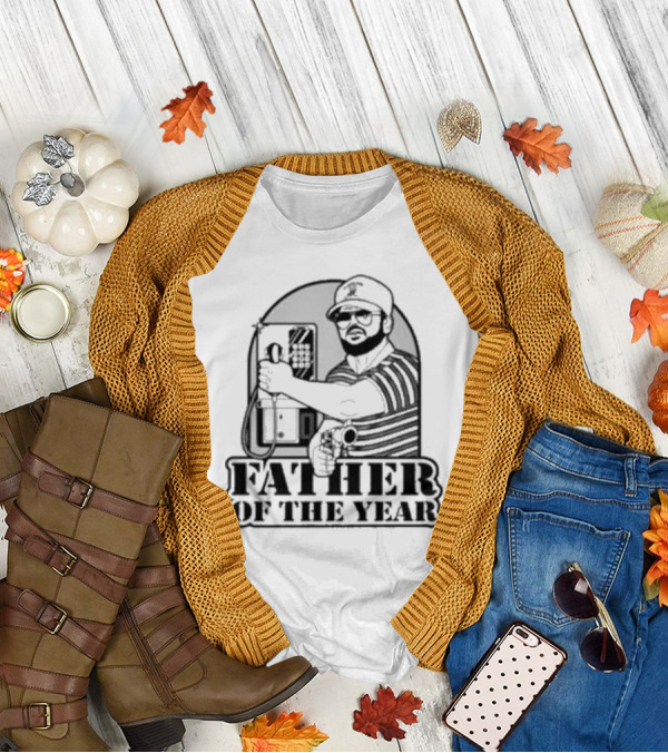 AK Guy Father Of The Year Phone Booth And Gun T-Shirt
