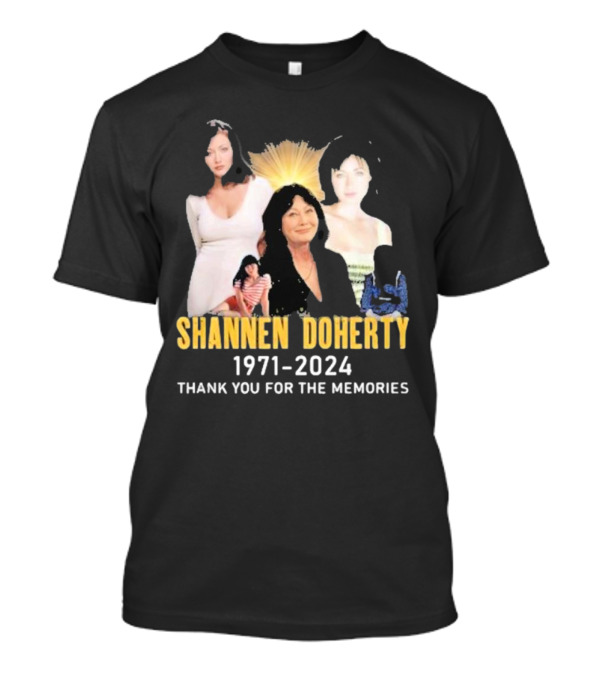 Shannen Doherty 1971-2024 Thank You For The Memories Iconic T-Shirt