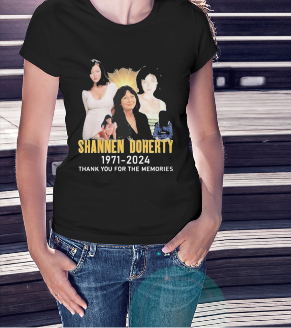 Shannen Doherty 1971-2024 Thank You For The Memories Iconic T-Shirt
