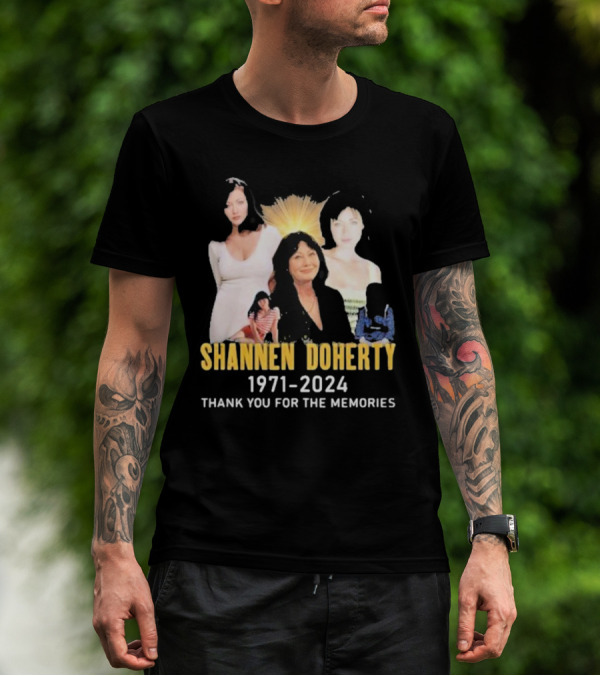 Shannen Doherty 1971-2024 Thank You For The Memories Iconic T-Shirt