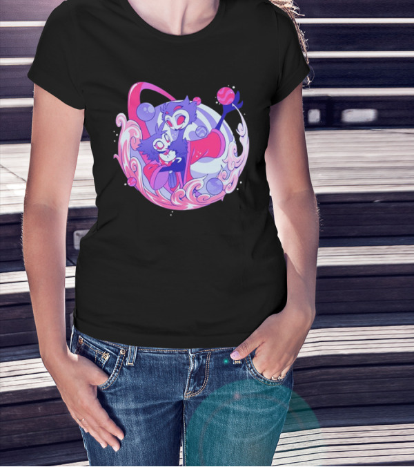 Stolas Owl Demon Cosmic Embrace Lullaby T-Shirt