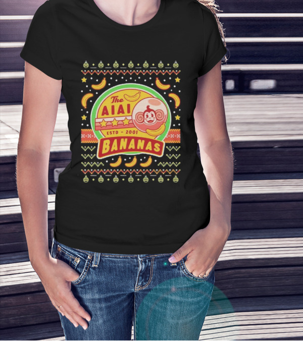 The Aiai Bananas ESTD 2001 Festive T-Shirt