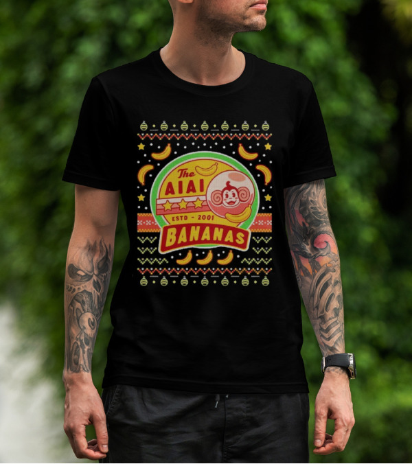 The Aiai Bananas ESTD 2001 Festive T-Shirt