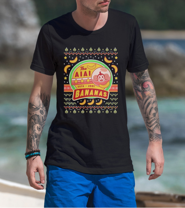 The Aiai Bananas ESTD 2001 Festive T-Shirt
