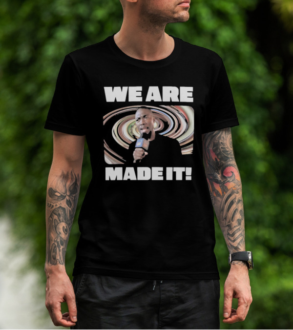 WE ARE MADE IT Swirled Microphone Moment T-Shirt