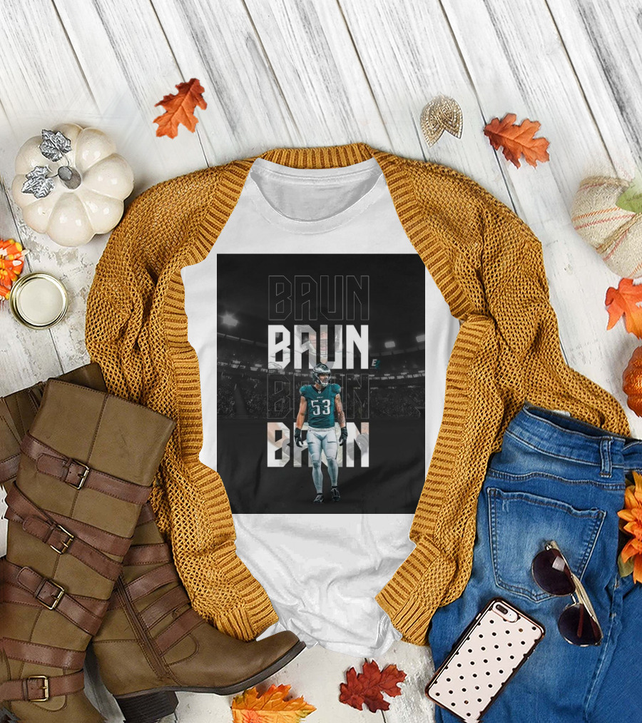 Baun Philadelphia Eagles QB Sack Go Birds Football Stadium T-Shirt