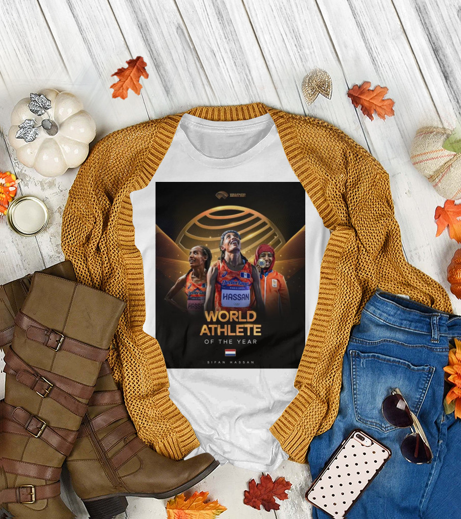Sifan Hassan Netherlands World Athlete of the Year World Athletics Awards T-Shirt