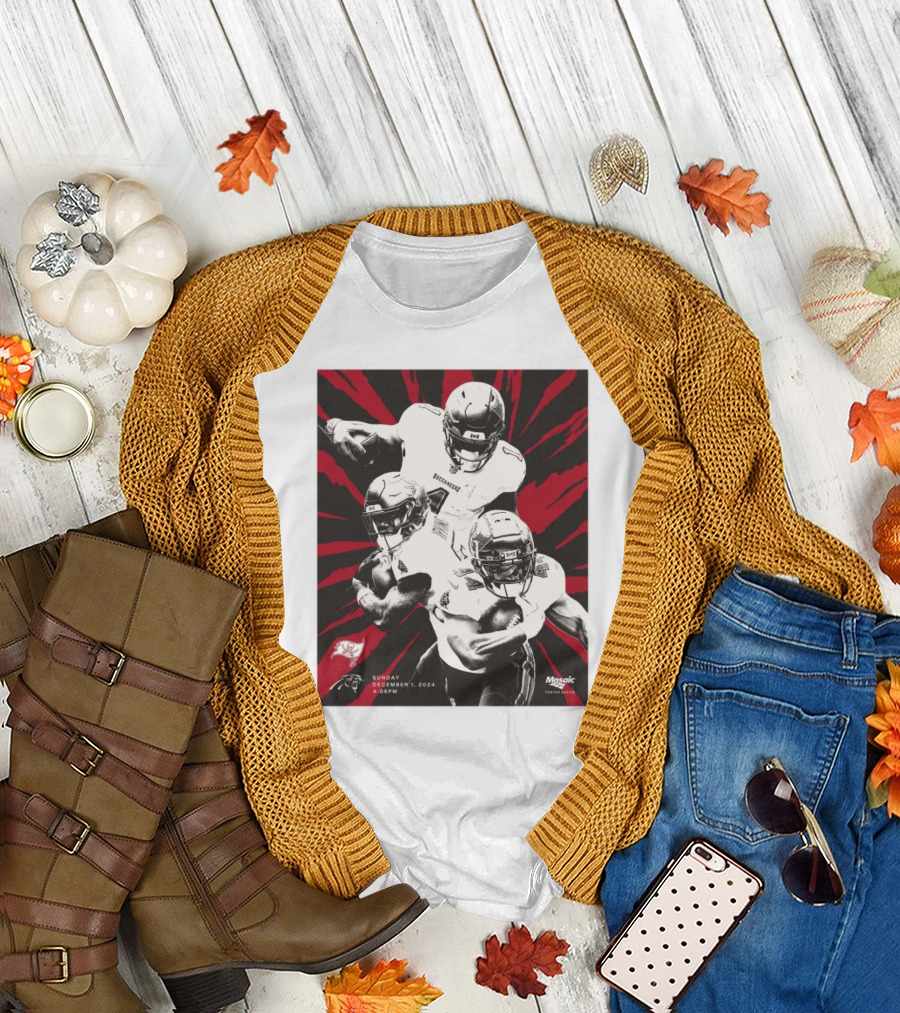 Tampa Bay Buccaneers Vs Carolina Panthers Sunday December 1 2024 4:05PM Mosaic T-Shirt
