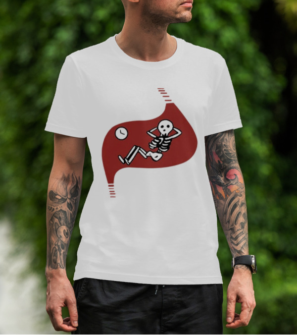 Daodaosama1125 Skeleton With Clock Death Of Dungeon Meshi Falin T-Shirt