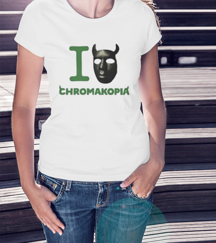 I Love Chromakopia Mask With Horns T-Shirt