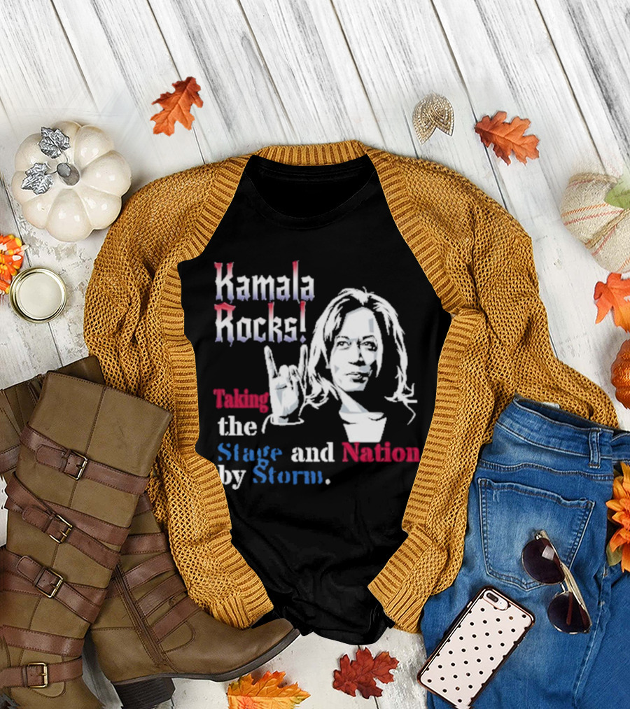Kamala Rocks Taking the Stage and Nation by Storm T-Shirt