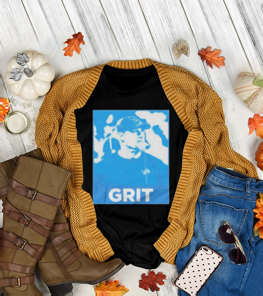 Dan Campbell Grit Detroit Lions Coach Inspiration T-Shirt