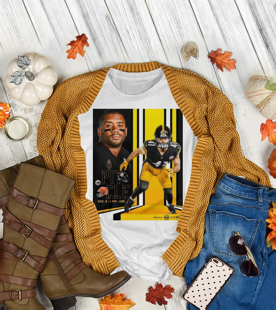 PIT Vs CLE December 8 1 PM CBS NFL Steelers Browns Presented by U. S. Steel T-Shirt