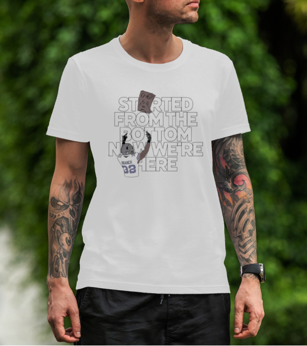 Started From The Bottom Now We’re Here Brian Branch 32 Detroit Lions 0-16? T-Shirt