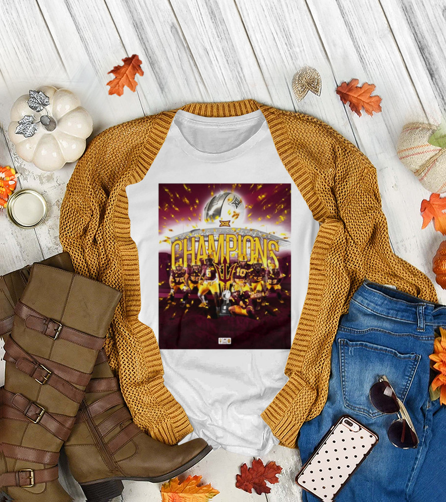 Arizona State Sun Devils Big 12 Conference Champions 2024 The Giant Is Awake T-Shirt