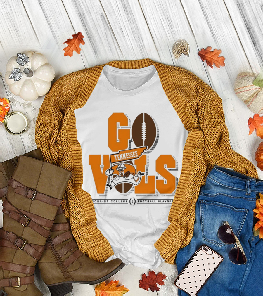 Tennessee Vols Go Vols 2024-25 College Football Playoff Vintage T-Shirt
