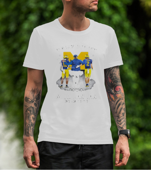 Damn Right I Am A Michigan Wolverines Fan Alex Orji Will Johnson Sherrone Moore Forever T-Shirt