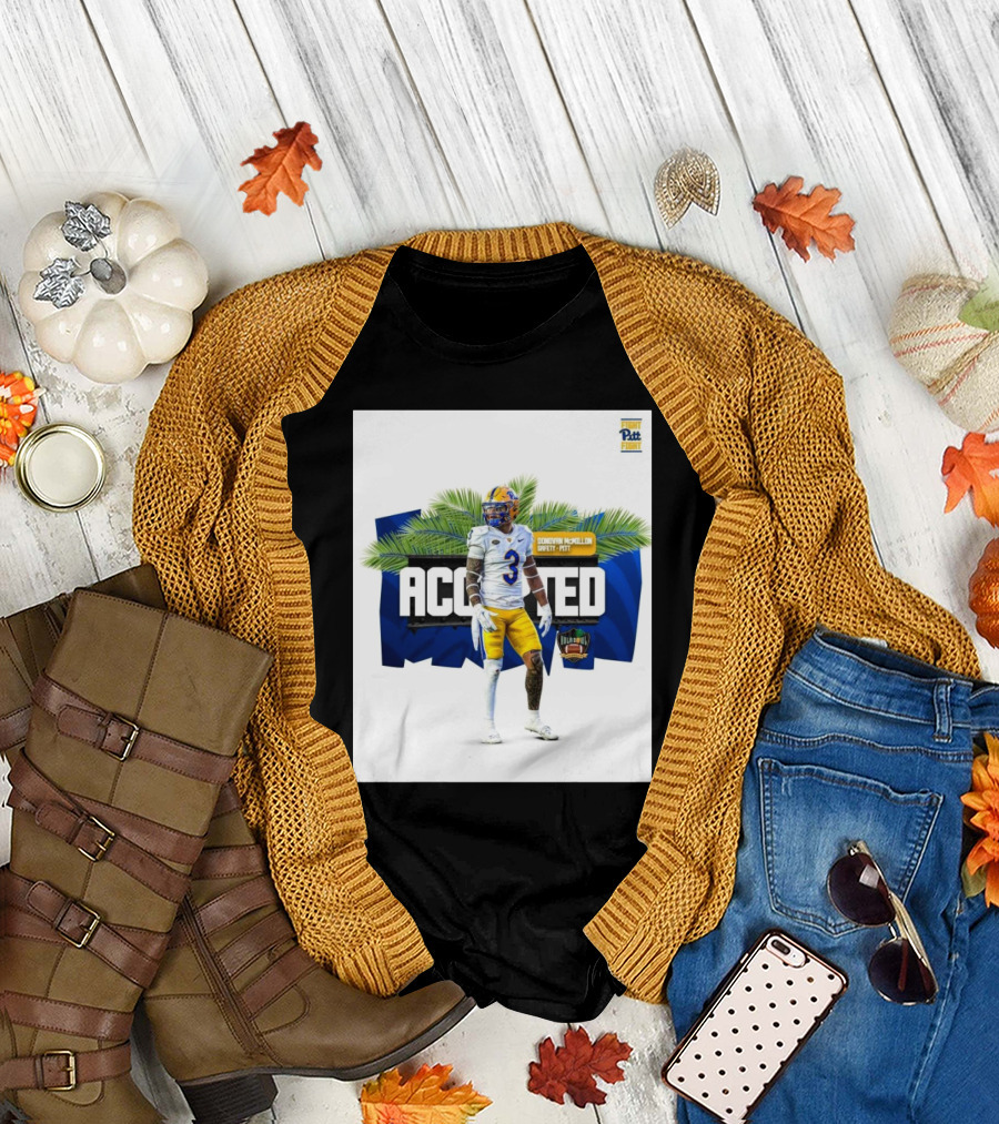 Pitt Panthers Donovan McMillon Safety Accepted Hula Bowl T-Shirt