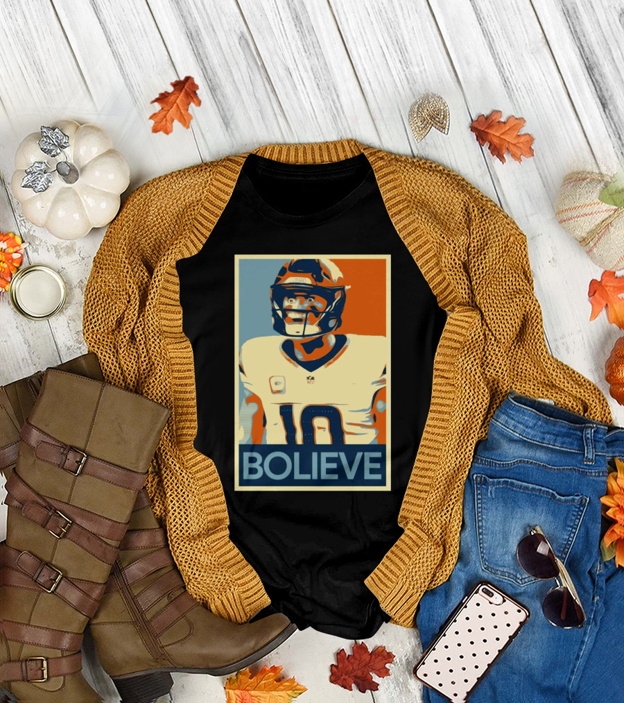 Bo Nix Bolieve Denver Broncos Discussion Hope T-Shirt
