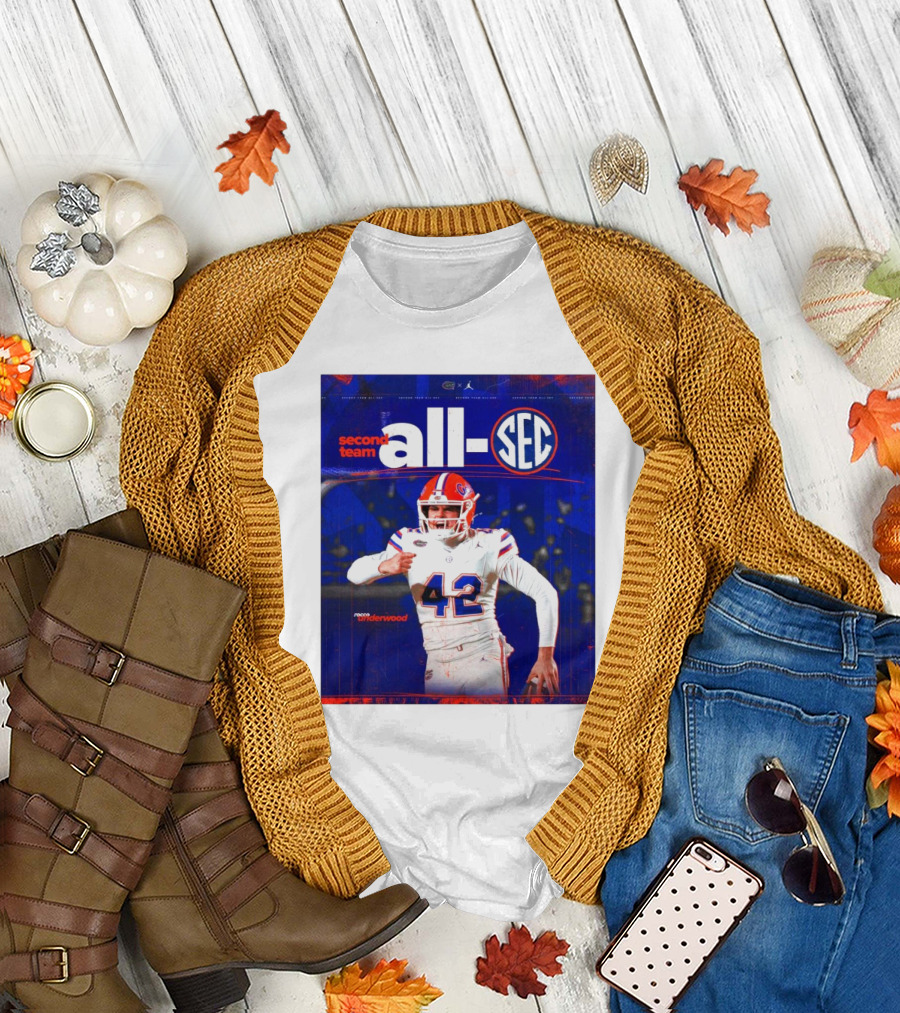 Florida Gators Second Team All-SEC Rocco Underwood T-Shirt