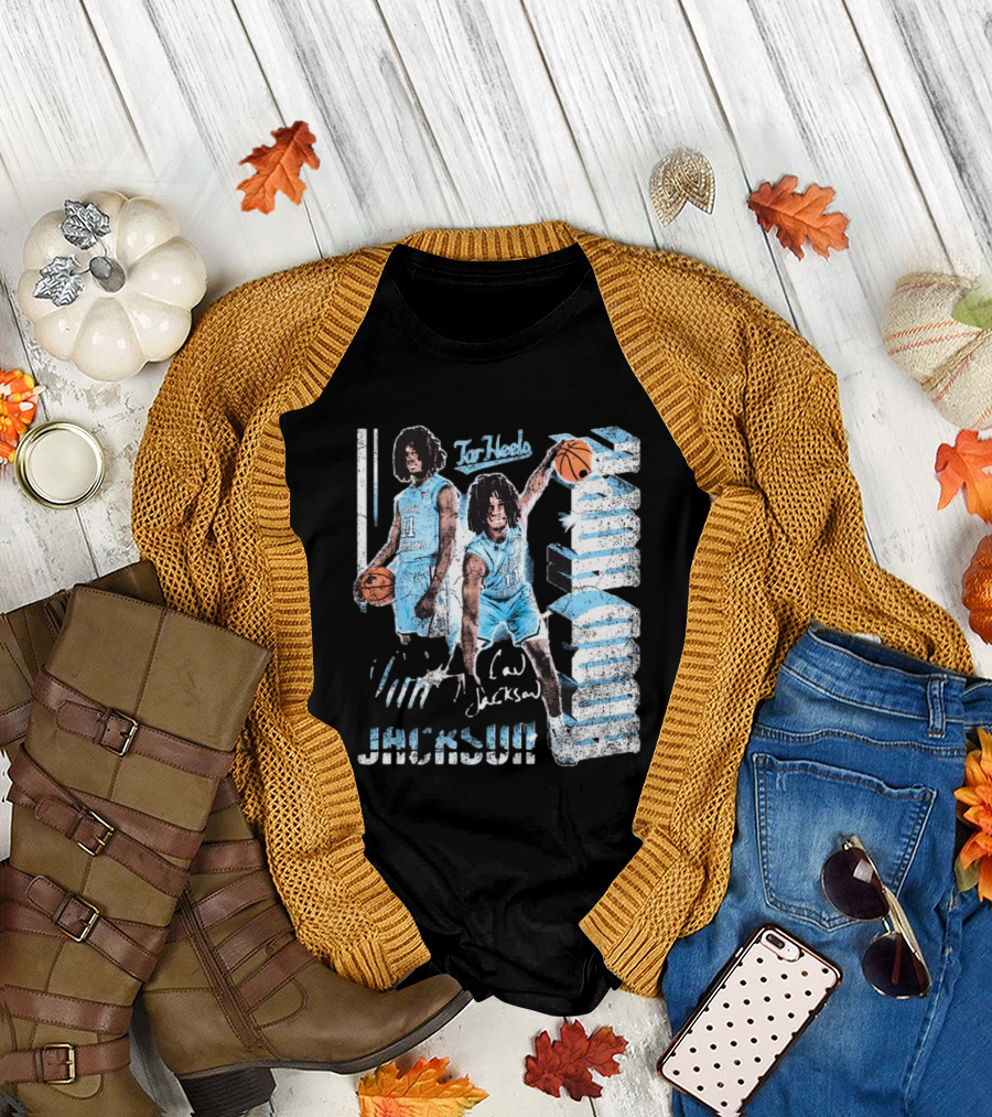 Ian Jackson North Carolina Tar Heels Basketball Signature 90s Hood Hope T-Shirt