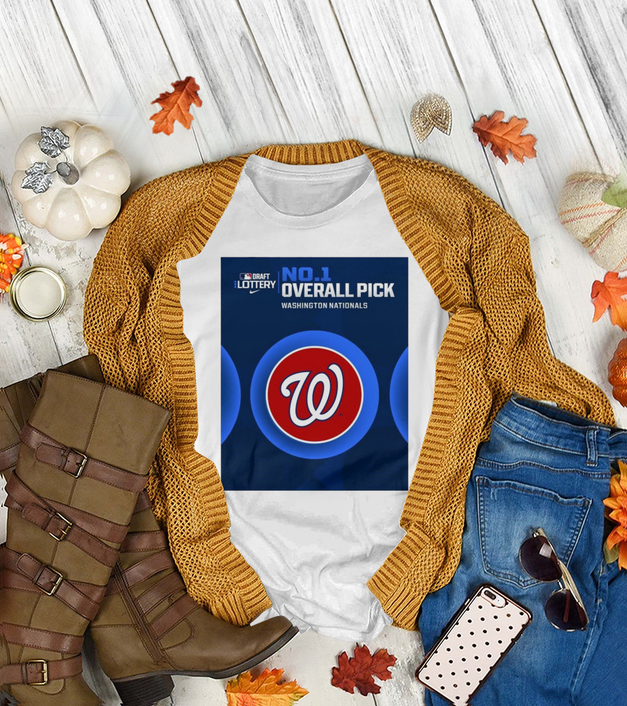 MLB Draft Lottery No. 1 Overall Pick Washington Nationals T-Shirt