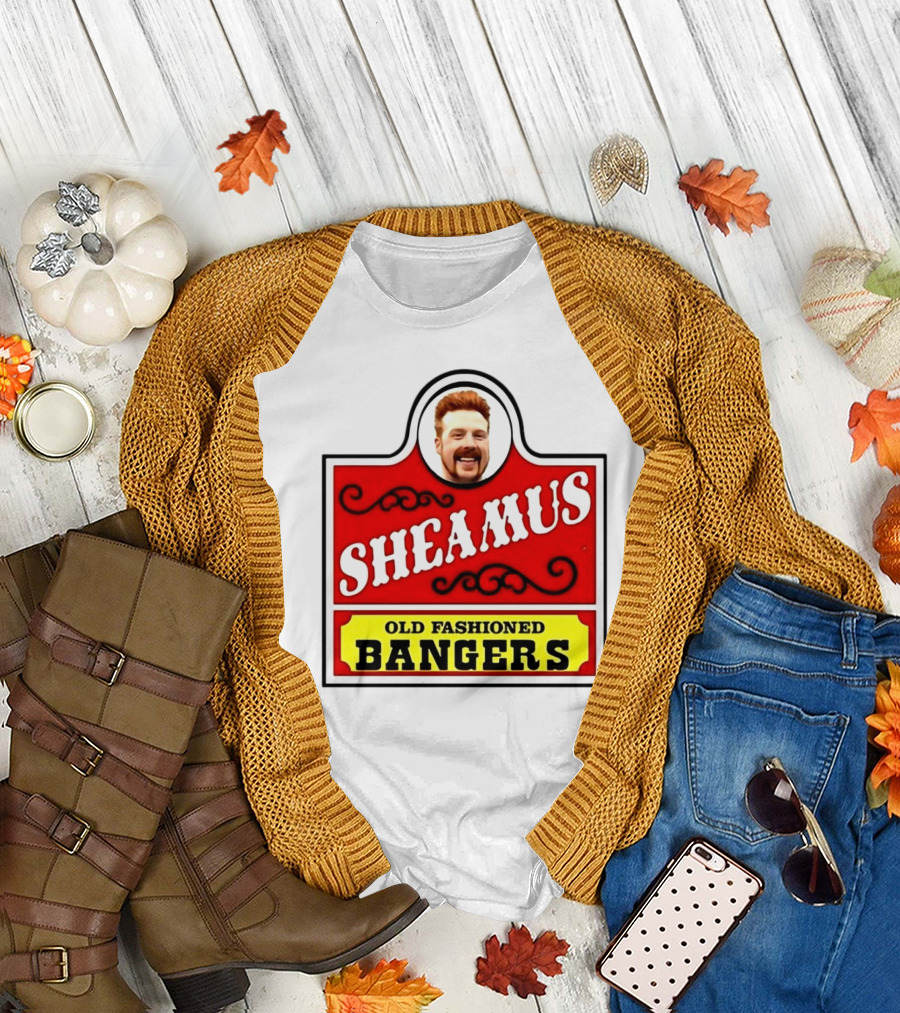Sheamus Old Fashioned Bangers Retro Sign T-Shirt