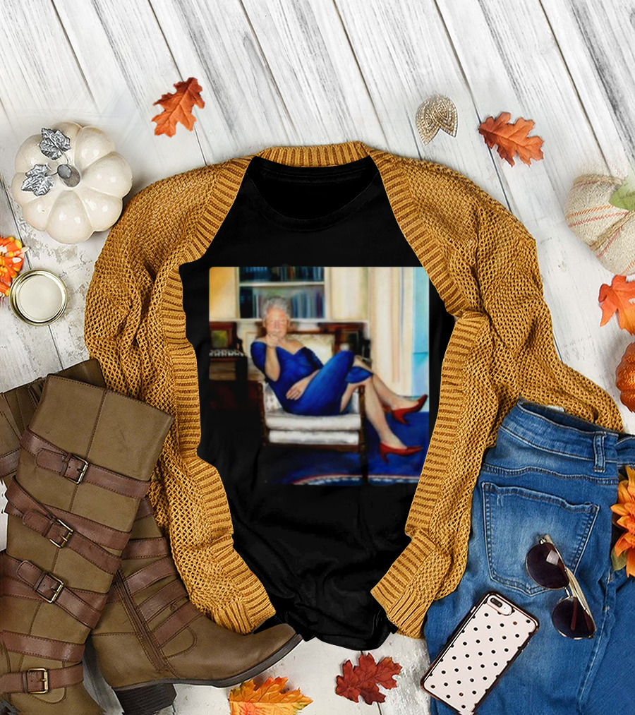 Alx Wearing Parsing Bill Clinton Blue Dress Epstein Home T-Shirt