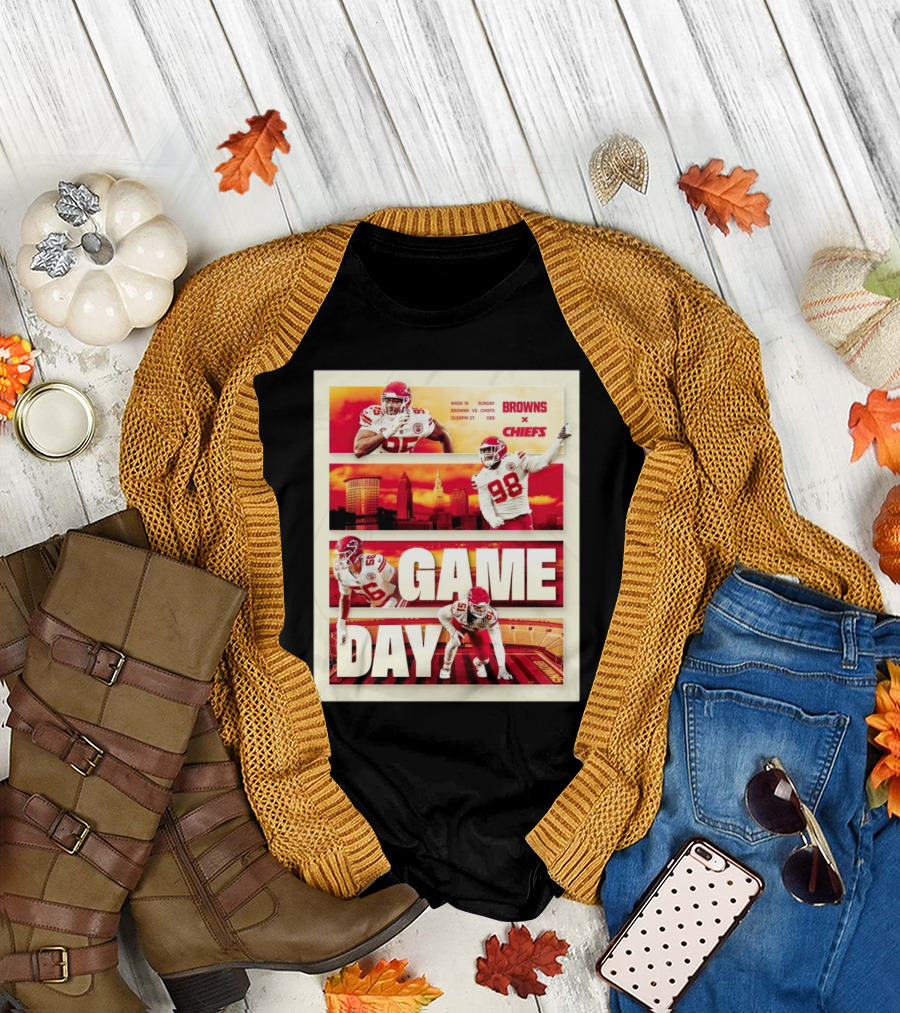 Week 15 Sunday Browns X Chiefs Gameday T-Shirt
