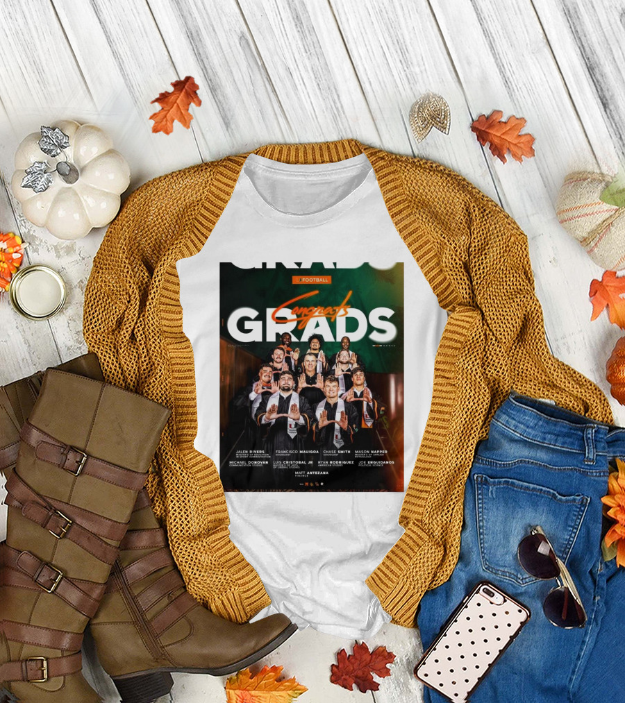Miami Hurricanes Football Congrats Grads Jalen Rivers Francisco Mauigoa Chase Smith Mason Napper Michael Domowich Luis Cristobal Ryan Rodriguez Joe Eg