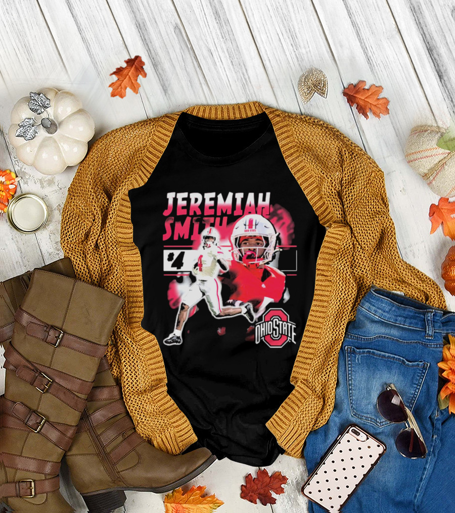 Jeremiah Smith #4 Ohio State Buckeyes Football Freshman Achievement T-Shirt