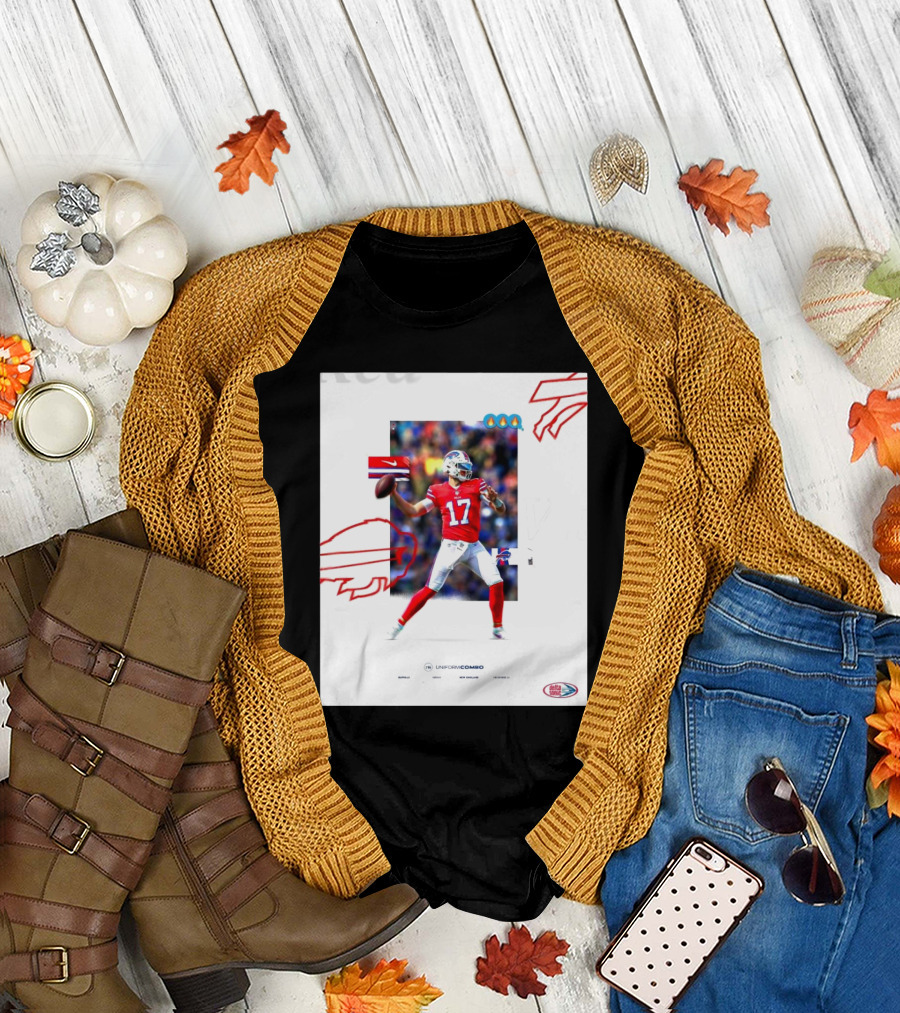 Josh Allen Buffalo Bills December 22 2024 Candy Cane Vibes Uniform Combo Vs New England Patriots T-Shirt