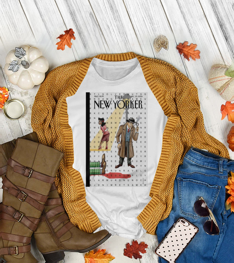 The New Yorker Kate Beaton Murder Mystery Redrum Dec 23 T-Shirt
