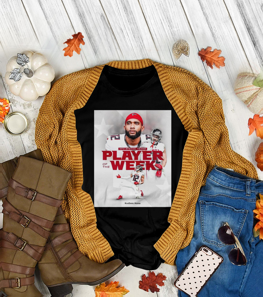 Atlanta Falcons KhaDarel Hodge NFC Special Teams Player Of The Week T-Shirt