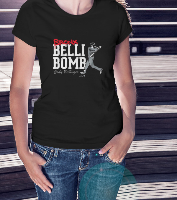 Cody Bellinger Bronx Belli-Bomb Swing Action T-Shirt