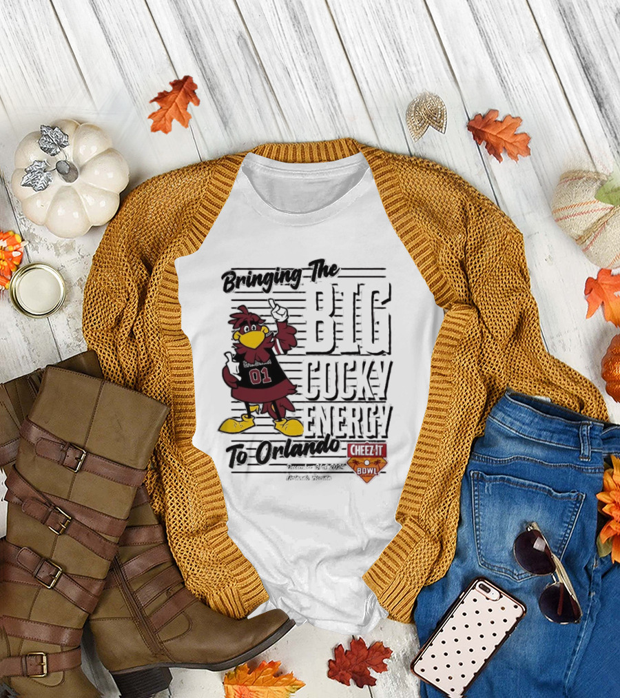 Bringing The Big Cocky Energy South Carolina Gamecocks To Orlando December 31st 2024 Cheez It Bowl T-Shirt