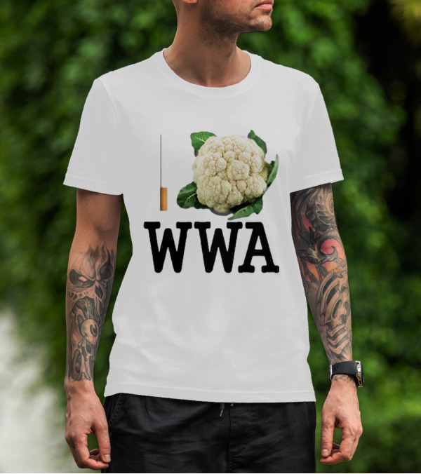 Taco Hemingway Trójkąt Warszawski Biały Cauliflower WWA T-Shirt