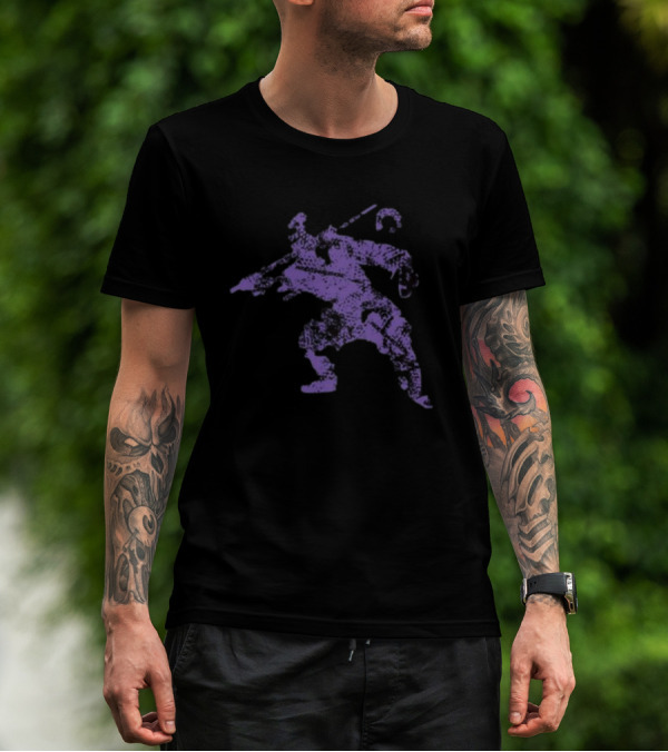 Froidcommedehors Big Fcd Violet Vintage Samurai T-Shirt