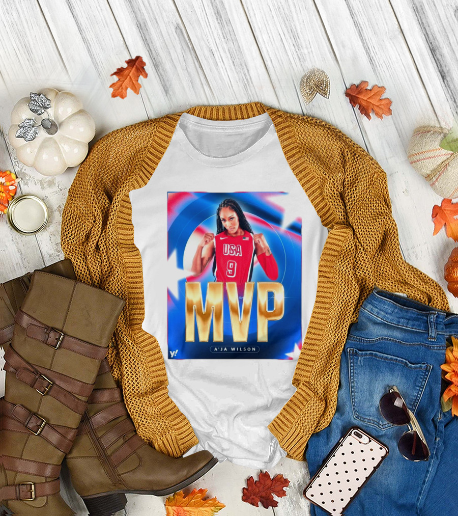 MVP A’ja Wilson USA Basketball 2024 Olympics T-Shirt
