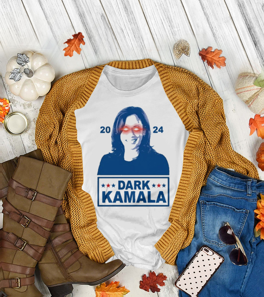 Dark Kamala 2024 Red Eye Partyfarty T-Shirt