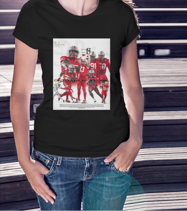 Ohio State Buckeyes 42 – 17 Tennessee Vols Our Culture Is Fight Onto The Next One Signature T-Shirt